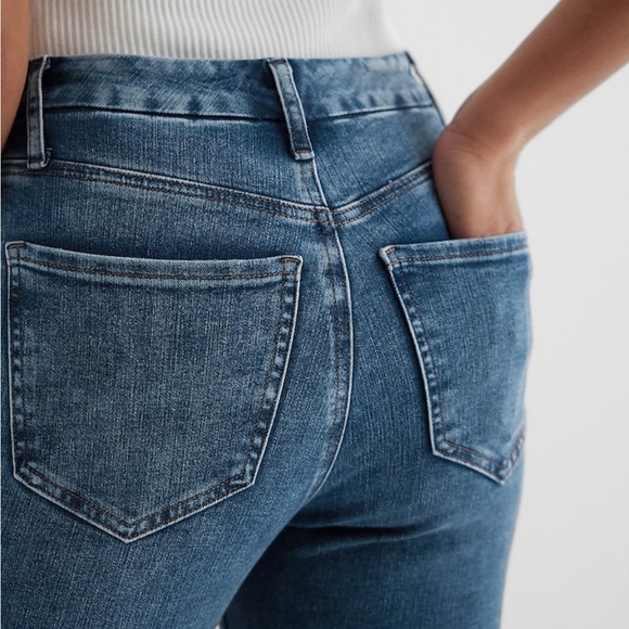 Express High Waisted Seam FlexX Skinny Jean - Picture 3 of 6